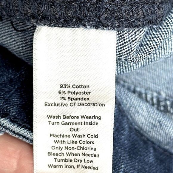 Talbots Jeans Size 8 Flawless Mid-Rise Slim Ankle Scalloped Detail - Picture 12 of 12